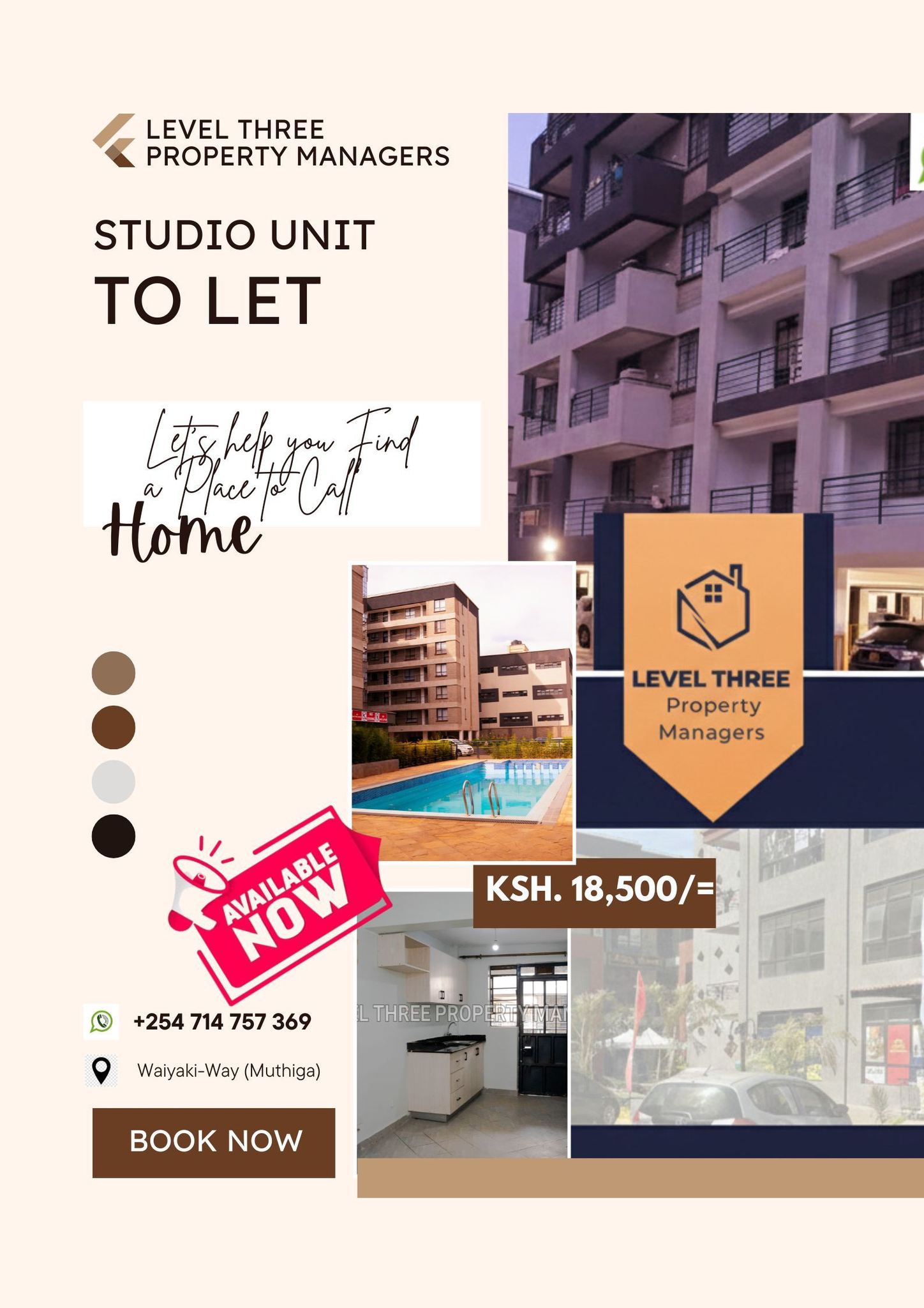 STUDIO UNIT TO LET